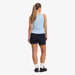 Birch Ribbed Tank Top Damen Forget-Me-Not