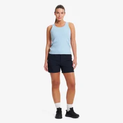 Birch Ribbed Tank Top Damen Forget-Me-Not