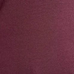 Birch Ribbed T-shirt Damen Mauve Wine