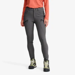 Bouncer Highwaist Jeans Damen Graphite Grey