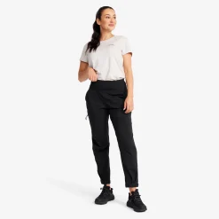 Breezy Curved Ankle Stretch Pants Damen Black