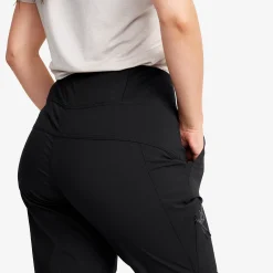 Breezy Curved Ankle Stretch Pants Damen Black