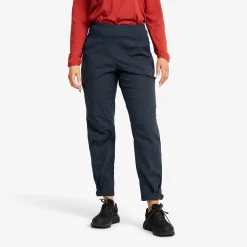 Breezy Curved Ankle Stretch Pants Damen Blueberry
