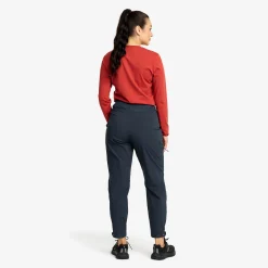 Breezy Curved Ankle Stretch Pants Damen Blueberry