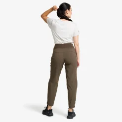 Breezy Curved Ankle Stretch Pants Damen Mud