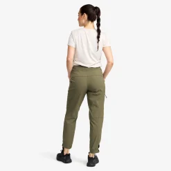 Breezy Curved Ankle Stretch Pants Damen Grape Leaf