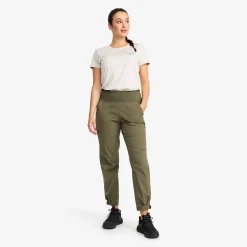 Breezy Curved Ankle Stretch Pants Damen Grape Leaf