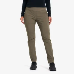 Breezy Outdoor Stretch Pants Damen Light Moss Gray