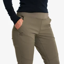Breezy Outdoor Stretch Pants Damen Light Moss Gray