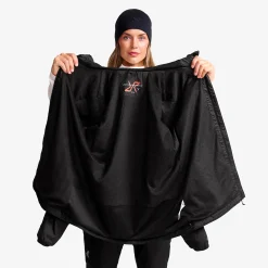 Brisk Tech Fleece-lined Jacket Damen Black