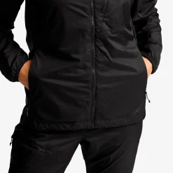 Brisk Tech Fleece-lined Jacket Damen Black