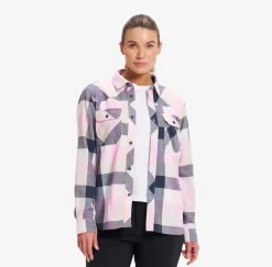 Campfire Shirt Damen Bright Pink/Multi