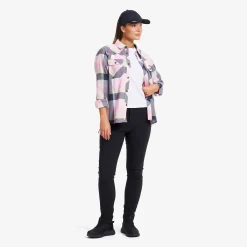 Campfire Shirt Damen Bright Pink/Multi
