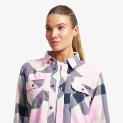 Campfire Shirt Damen Bright Pink/Multi