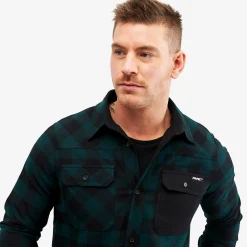 Campfire Shirt Herren Black/Deep Teal