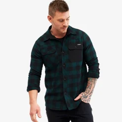 Campfire Shirt Herren Black/Deep Teal