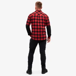 Campfire Shirt Herren Black/Dark Red