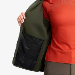 Canyon Full-zip Pile Fleece Damen Forest Night