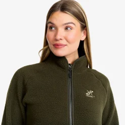 Canyon Full-zip Pile Fleece Damen Forest Night