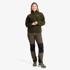 Canyon Full-zip Pile Fleece Damen Forest Night