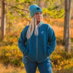 Canyon Full-zip Pile Fleece Damen Orion Blue/Blue Mirage