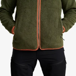 Canyon Full-zip Pile Fleece Herren Forest Night/Rusty Orange