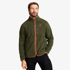 Canyon Full-zip Pile Fleece Herren Forest Night/Rusty Orange