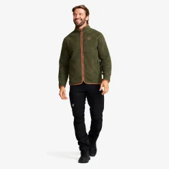 Canyon Full-zip Pile Fleece Herren Forest Night/Rusty Orange