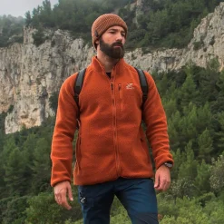 Canyon Full-zip Pile Fleece Herren Terracotta Brown