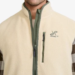 Canyon Full-zip Pile Fleece Vest Herren Peyote/Thyme