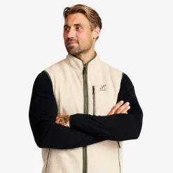 Canyon Full-zip Pile Fleece Vest Herren Peyote/Thyme
