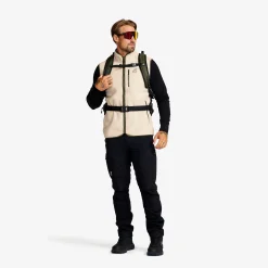 Canyon Full-zip Pile Fleece Vest Herren Peyote/Thyme