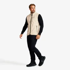 Canyon Full-zip Pile Fleece Vest Herren Peyote/Thyme