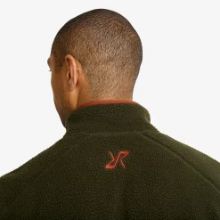 Canyon Full-zip Pile Fleece Vest Herren Forest Night/Rusty Orange