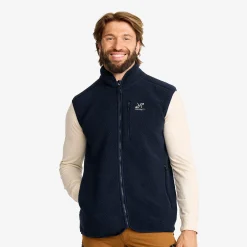 Canyon Full-zip Pile Fleece Vest Herren Navy