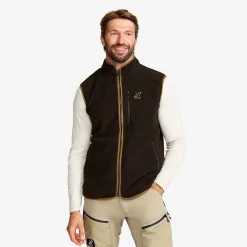 Canyon Full-zip Pile Fleece Vest Herren Espresso