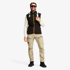 Canyon Full-zip Pile Fleece Vest Herren Espresso