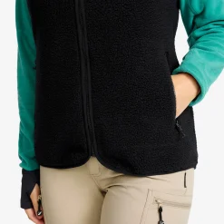 Canyon Full-zip Pile Fleece Vest Damen Black