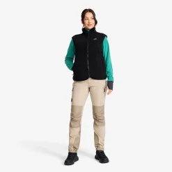 Canyon Full-zip Pile Fleece Vest Damen Black