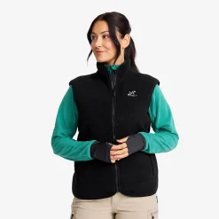 Canyon Full-zip Pile Fleece Vest Damen Black
