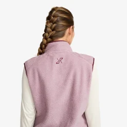 Canyon Full-zip Pile Fleece Vest Damen Dusty Mauve