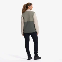 Canyon Half-zip Pile Fleece Damen Peyote/Shadow Green