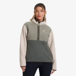 Canyon Half-zip Pile Fleece Damen Peyote/Shadow Green