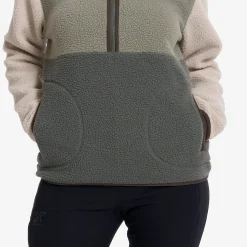 Canyon Half-zip Pile Fleece Damen Peyote/Shadow Green