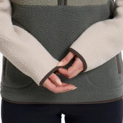 Canyon Half-zip Pile Fleece Damen Peyote/Shadow Green