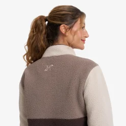 Canyon Half-zip Pile Fleece Damen Seal Brown/Peyote