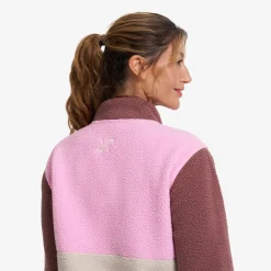 Canyon Half-zip Pile Fleece Damen Bright Pink/Peyote