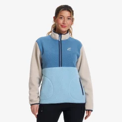 Canyon Half-zip Pile Fleece Damen Captain's Blue/Peyote