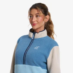 Canyon Half-zip Pile Fleece Damen Captain's Blue/Peyote