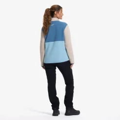 Canyon Half-zip Pile Fleece Damen Captain's Blue/Peyote